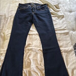 Lucky Brand Blue Flare Wide Leg Denim